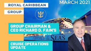 #cruises #royalcaribbean #cruisenews Royal Caribbean Group CEO Richard Fain Cruise Operations Update