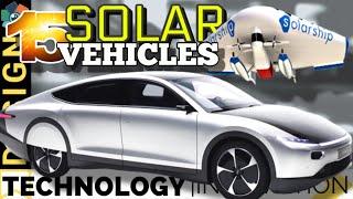 15 Astonishing Solar Powered Vehicles 2020 | Solar Evolution