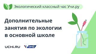 Экологический классный час Учи.ру как модель организации дополнительных занятий по экологии