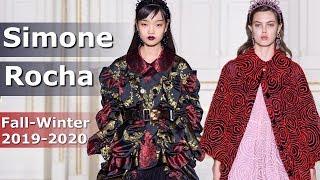 Simone Rocha модная осень 2019 зима 2020 в Лондоне / Одежда, обувь, сумки
