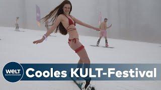 BOOGEL-WOOGEL-FESTIVAL: Warum Russen fast nackt auf die Skipiste gehen