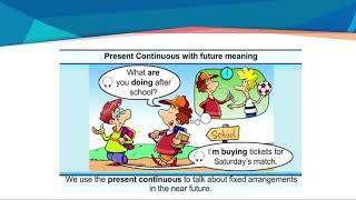IV четверть, английский язык, 6 класс, Language Focus 2  Present Continuous for future