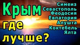 Крым. Где лучше всего отдыхать?