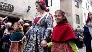 Шествие на праздник Пятилеписковой розы в Чешком Крумлове