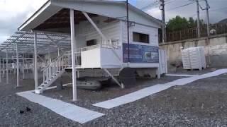Пляж "Бирюза" в Лазаревском готовится к массовому приезду гостей на курорт. Май 2019