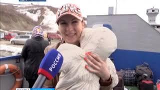 Первый пассажирский теплоход вышел из Дудинки в Красноярск