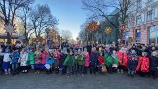 Рождественские колядки на Дерибасовской