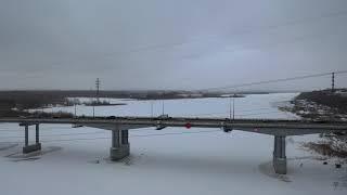 Самара река Южный мост 05 01 2021