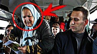 Когда в автобусе не осталось свободных мест, старушка…