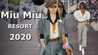 Miu Miu Resort 2020 Мода в Париже / Круизная одежда и аксессуары