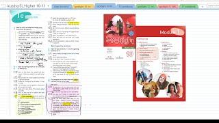 14. Spotlight 10. Module 1. Unit 1e.Writing Skills. Workbook