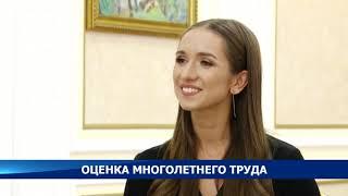 Жээнбеков встретился с артистами балета Канатом Надырбек уулу и Ириной Сапожниковой