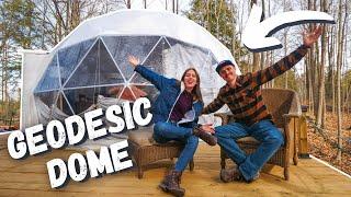 Staying in a GEODESIC DOME Just North of TORONTO 
