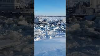 Енисей толконуло. Подьем воды на 10 метров. 08.01.21. Галанино
