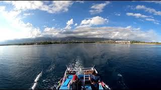 Boat trip at Issyk-Kul lake, Kyrgyzstan, yacht club Cruise