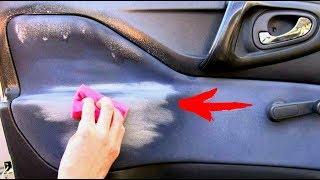 БЫСТРАЯ и КАЧЕСТВЕННАЯ очистка пластика САЛОНА АВТО - (СВОИМИ РУКАМИ) ЗА КОПЕЙКИ
