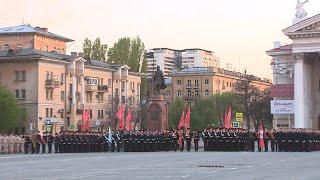 В Волгограде прошла первая репетиция Парада Победы