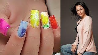 ОНЛАЙН! Дизайн Ногтей с Базой для Растекания/ Топ удивительный дизайн ногтей/  Виктория Авдеева