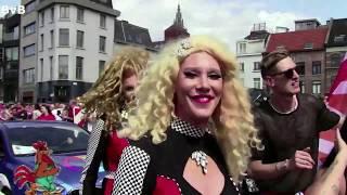 Парад геев -2019 в Антверпене.