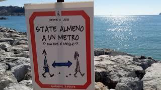 ИТАЛИЯ прогулка и пикник у моря San Terenzo Lerici La Spezia Лигурия  Влог