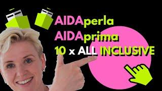 AIDAperla / AIDAprima Kreuzfahrt - 10x All inclusive ... im Reisepreis inbegriffen! #landgang24