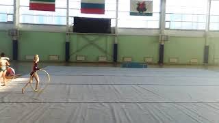 Танец с обручем. Художественная гимнастика