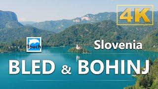 Bled & Bohinj lakes, Slovenia - 4K