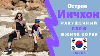 Остров #Инчхон, Южная Корея. Ракушечный пляж. (Часть 3)