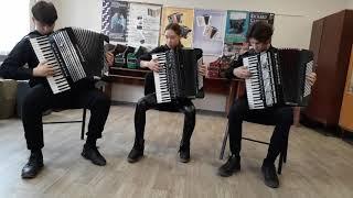 участие в Аккорды Хортицы 21. Анс  " ЭКСПРЕССИЯ"ДМШ1 Полтава,Товпеко"ехал козак" Куклин"карнавал"