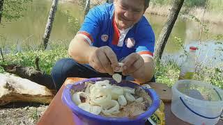 готовим шашлык на природе