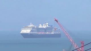 Cruise ship carrying 2,200 anchors off Cambodia for medical checks